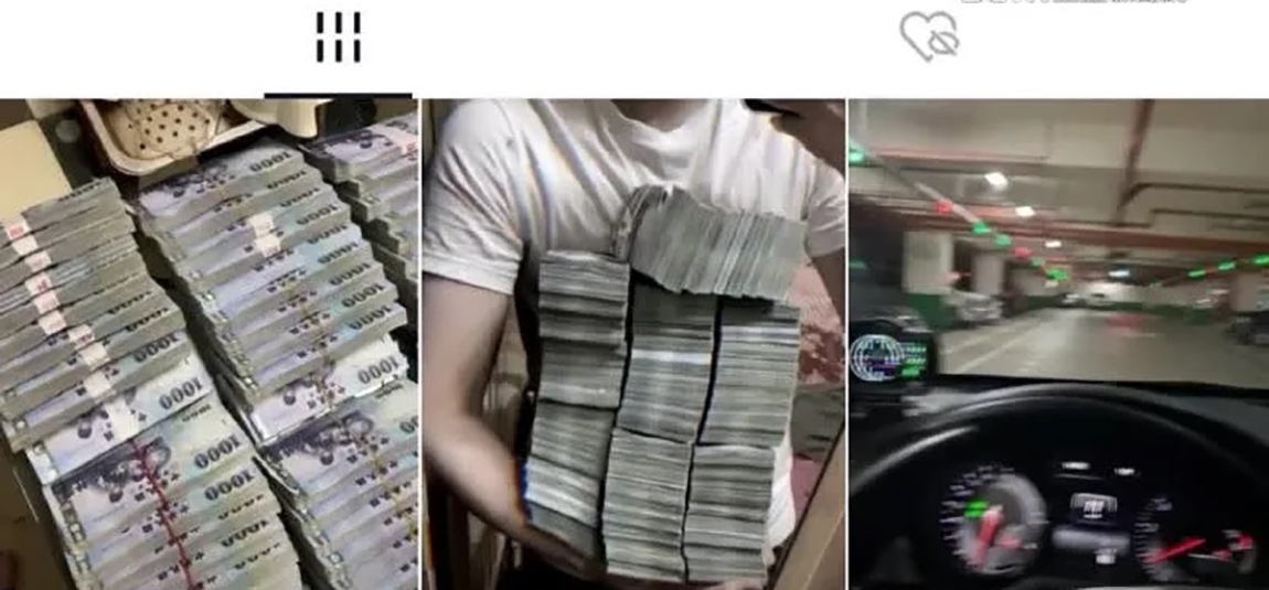 IG炫富誘賭客 20歲男吸金1.7億